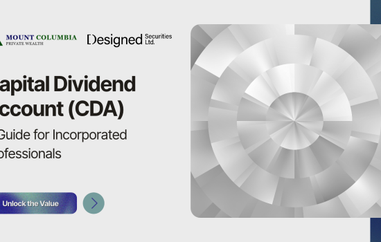 Capital Dividend Account for incorporated professionals